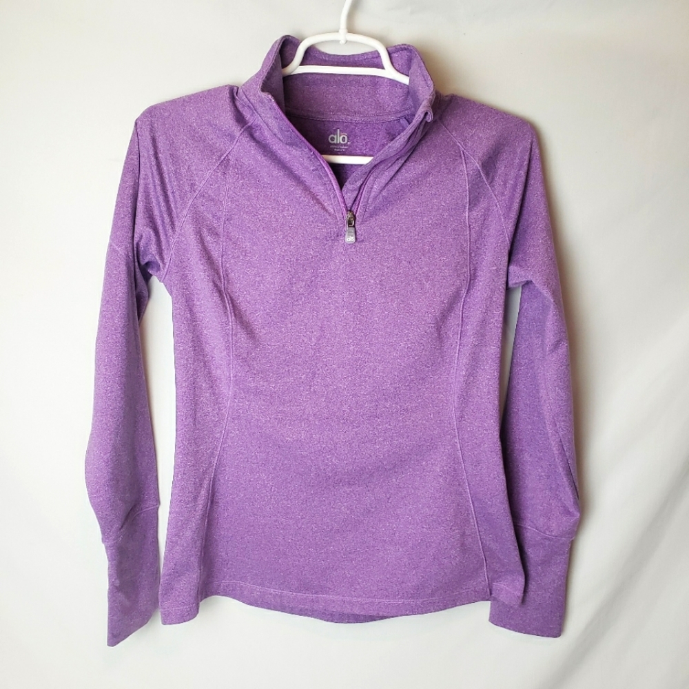 ALO Yoga Women's Purple Long Sleeve Top